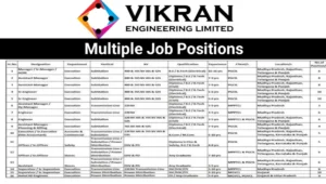 Vikran Engineering Ltd Mega Job Vacancy 2025