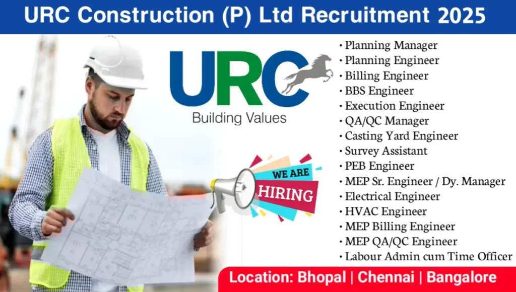 URC Construction Recruitment 2025