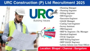 URC Construction Recruitment 2025