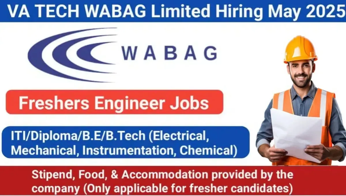 VA TECH WABAG Walk-In Interview 2025