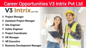 Career Opportunity at V3 Intrix Pvt Ltd