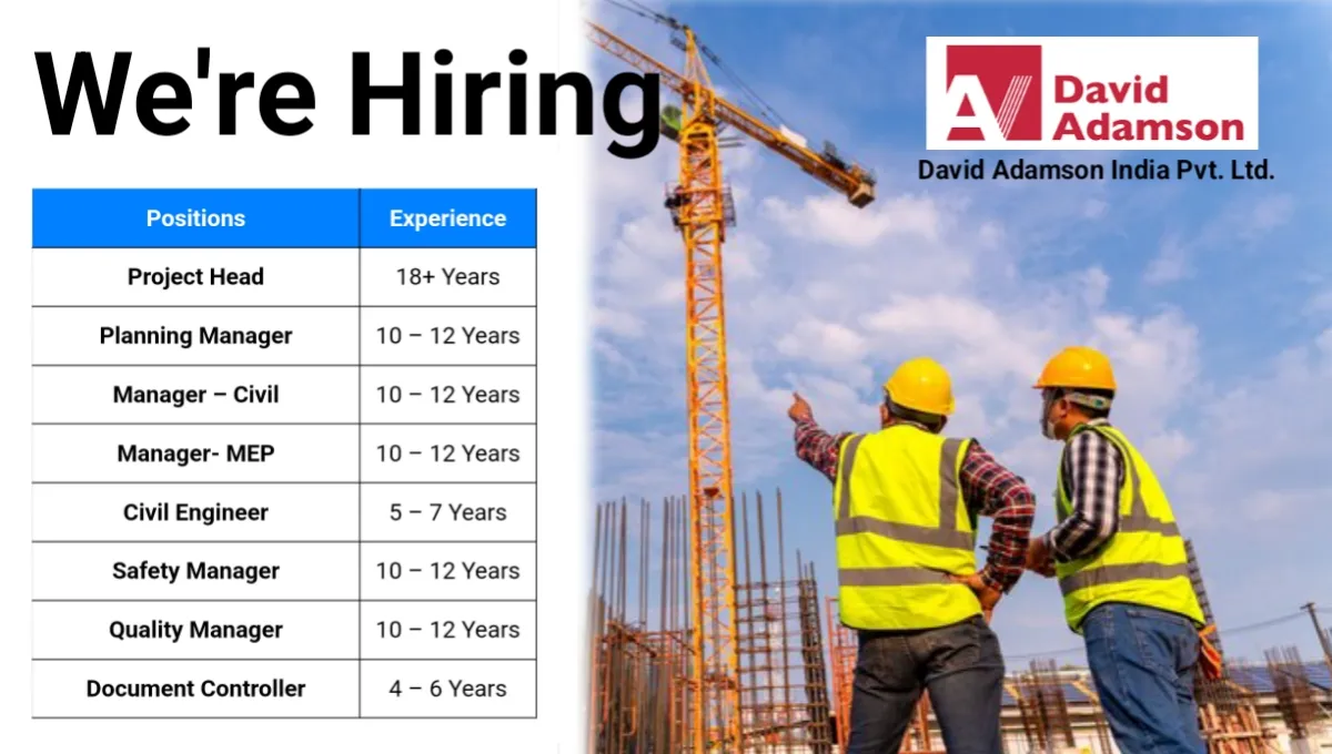 David Adamson India Pvt Ltd Vacancy