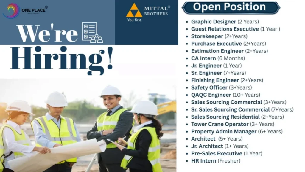 Mittal Brothers Pvt Ltd Vacancy 2025