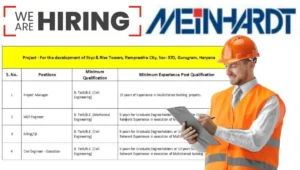 Meinhardt India Pvt Ltd Vacancy