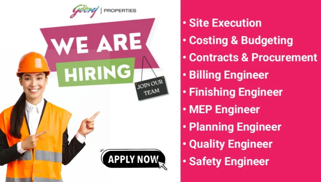 Godrej Properties Ltd Job Opening for Pune