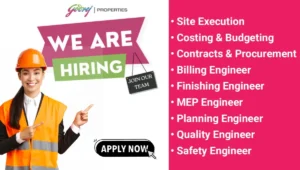 Godrej Properties Ltd Job Opening for Pune