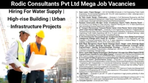 Rodic Consultants Pvt Ltd Recruitment Drive