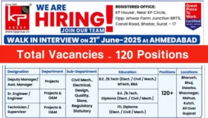 KP Group Walk-In Interview