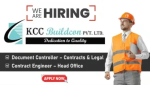 KCC Buildcon Pvt Ltd Latest Job