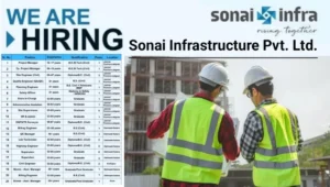 Sonai Infrastructure Pvt Ltd Hiring 2025
