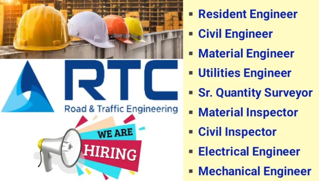 RTC Road and Traffic Engineering Jobs