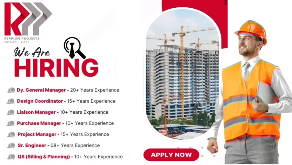 Repplen Projects Pvt Ltd Vacancy