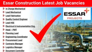 Essar Construction Recruitment 2025