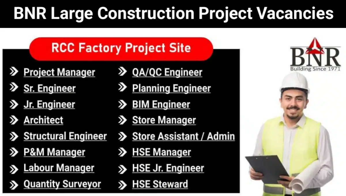 BNR Infrastructure Hiring 2025