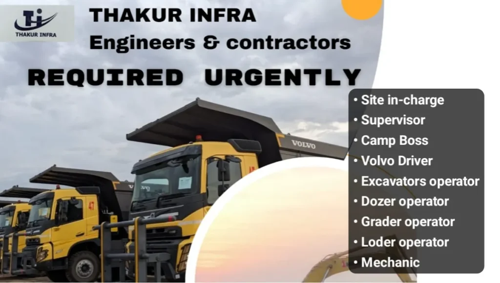 Thakur Infra Engineers & Contractors Hiring