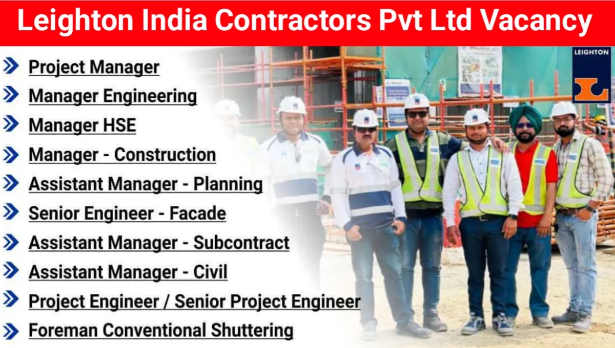 Leighton India Contractors Job Vacancy