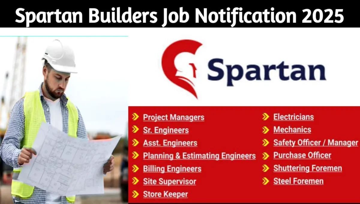 Spartan Builders Job Vacancy