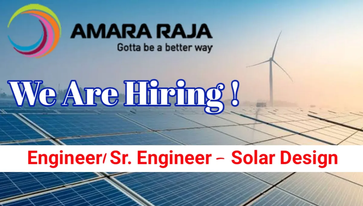 Amara Raja Infra Hiring