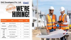 DAC Developers Pvt Ltd Vacancy