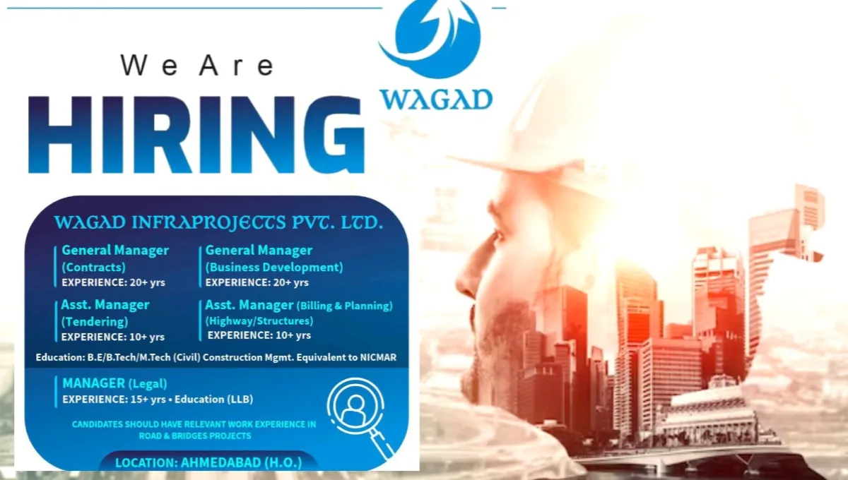Wagad Infraprojects Pvt Ltd Hiring