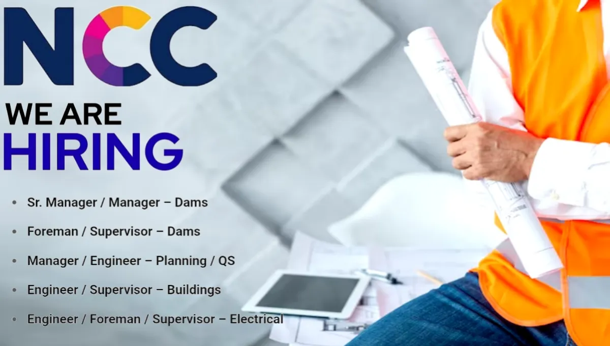 NCC Limited Urgent Openings 2025