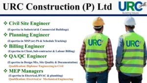 URC Construction Pvt Ltd Job Vacancy