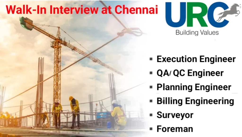 URC Construction Walk-In Interview