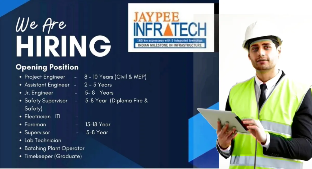 Jaypee Infratech Ltd Vacancy
