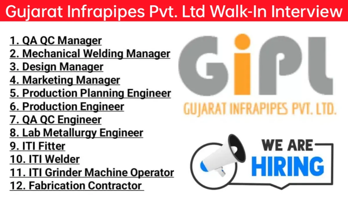 Gujarat Infrapipes Pvt Ltd Walk-In Drive