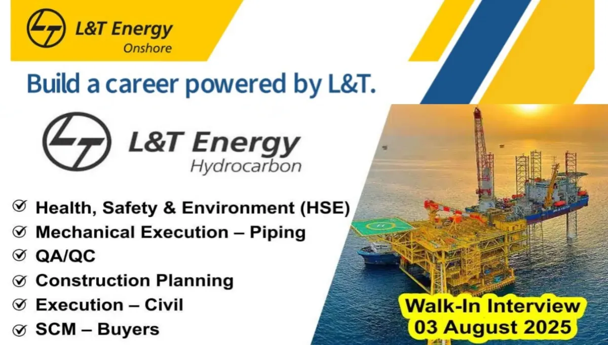 L&T Energy Recruitment Drive 2025