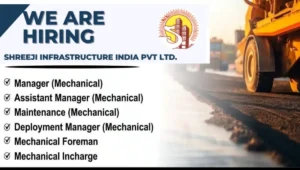 Shreeji Infrastructure India Pvt Ltd Vacancy