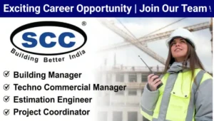 Exciting Career Opportunity at SCC Infrastructure