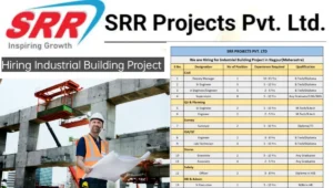 SRR Projects Pvt Ltd Vacancy 2025