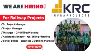 KRC Infraprojects Pvt Ltd Vacancy