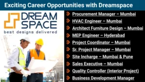 Dream Space India Job Opportunity