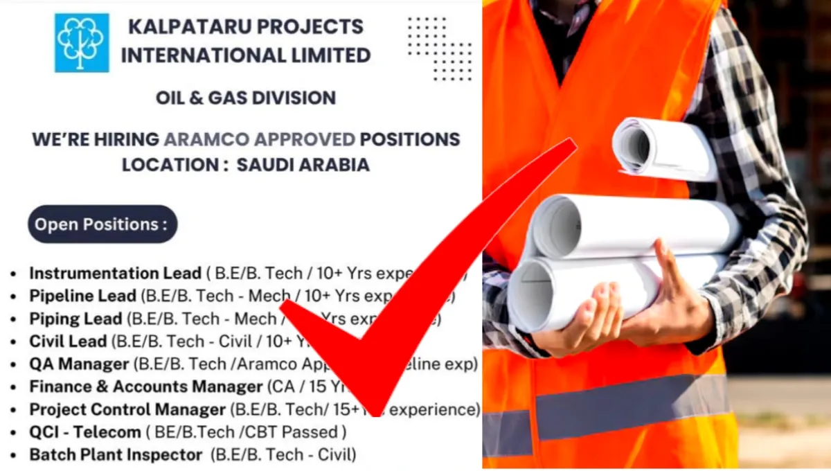 Oil & Gas Project Job Vacancy