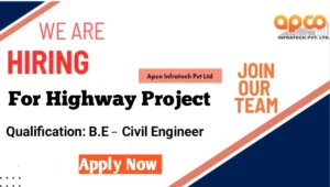 APCO Infratech Pvt Ltd Hiring