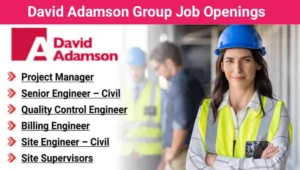 David Adamson Group Job Vacancy