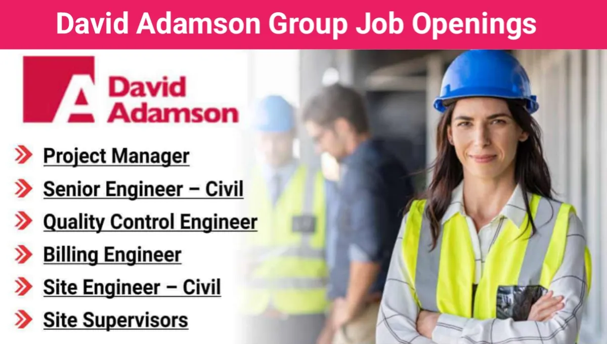 David Adamson Group Job Vacancy