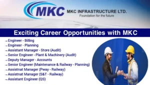 MKC Infrastructure Ltd Mega Hiring 2025