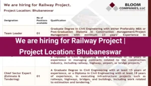 Civil Engineering Jobs at Bloom India
