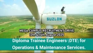 Suzlon Walk-In Drive for Diploma Holders