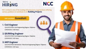 NCC Limited Recruitment Drive 2025