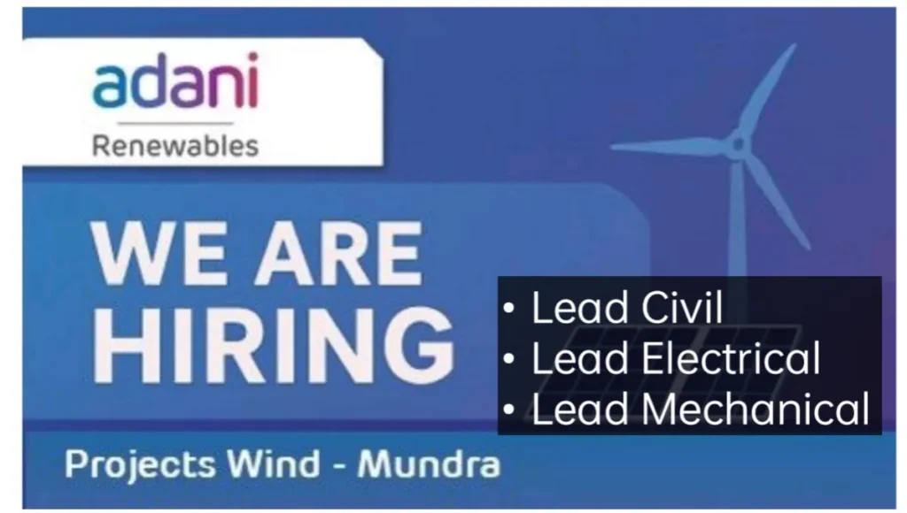 Adani Renewable Energy Hiring