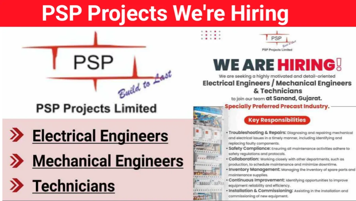 PSP Projects is Hiring