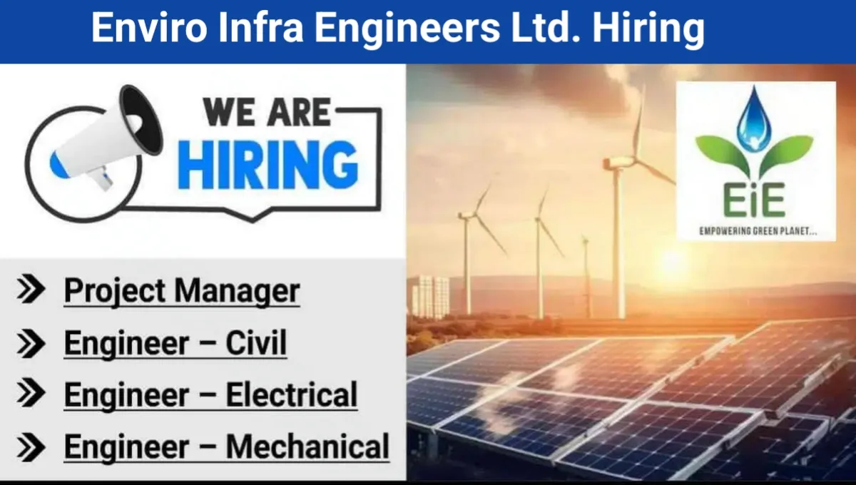 Enviro Infra Engineers Ltd Vacancy 2025