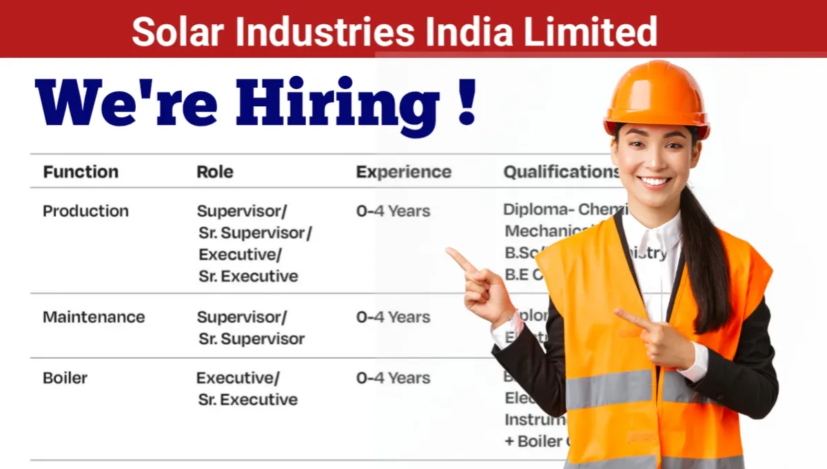 Solar Industries India Ltd Vacancy