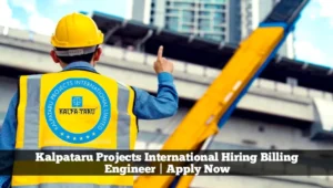 Kalpataru Projects International Hiring