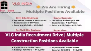VLG India Recruitment Drive