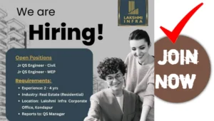 Lakshmi Infra Recruitment 2025